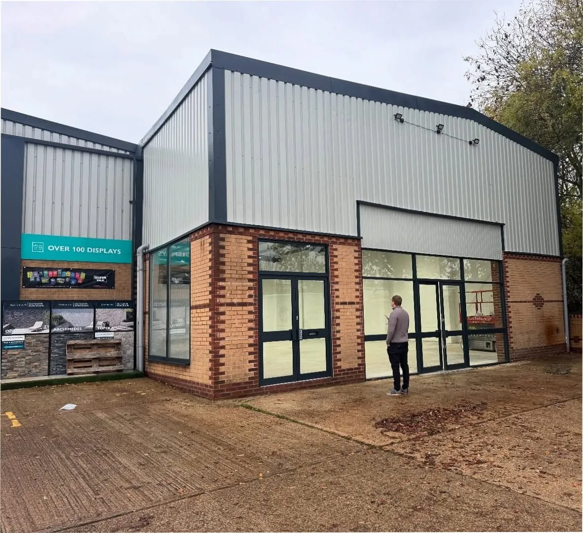 Industrial roof dilapidation and refurbishment works (illustrative)